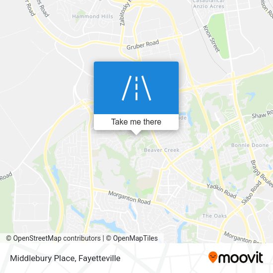 Middlebury Place map