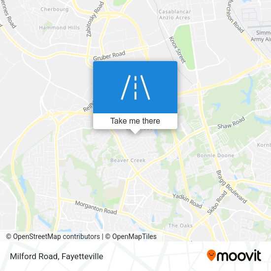 Mapa de Milford Road