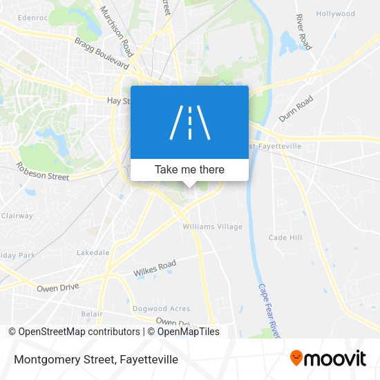 Mapa de Montgomery Street