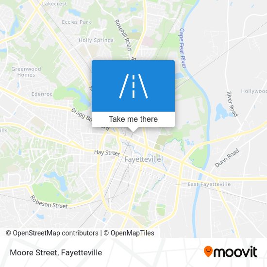 Moore Street map