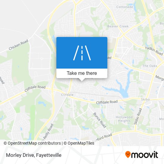 Mapa de Morley Drive
