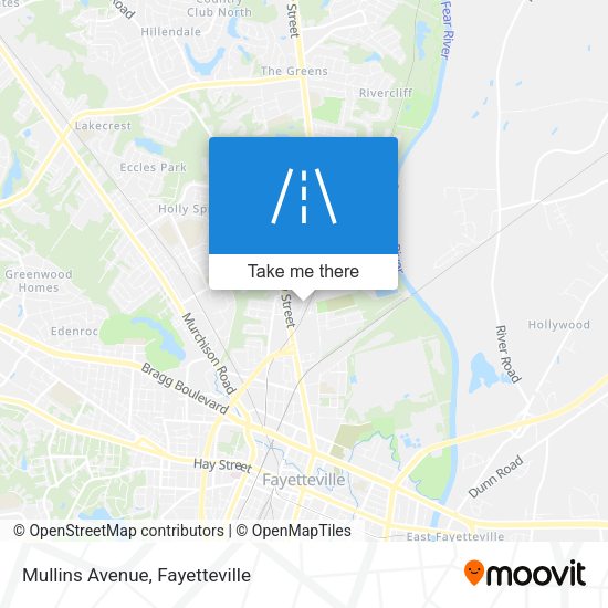 Mullins Avenue map