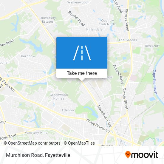 Murchison Road map