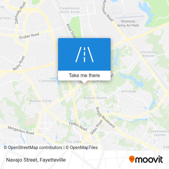 Mapa de Navajo Street