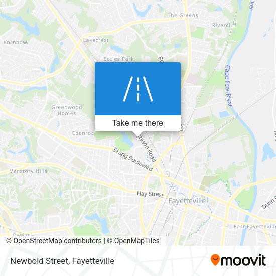 Mapa de Newbold Street