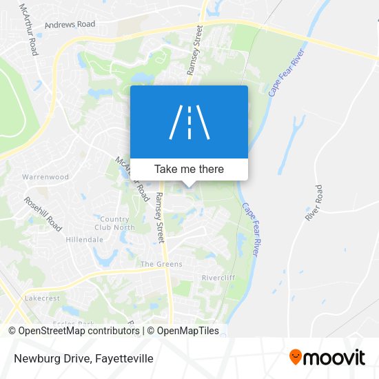 Newburg Drive map