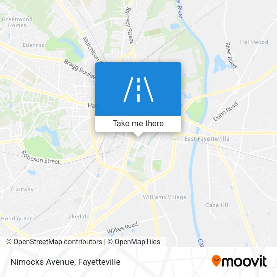 Mapa de Nimocks Avenue