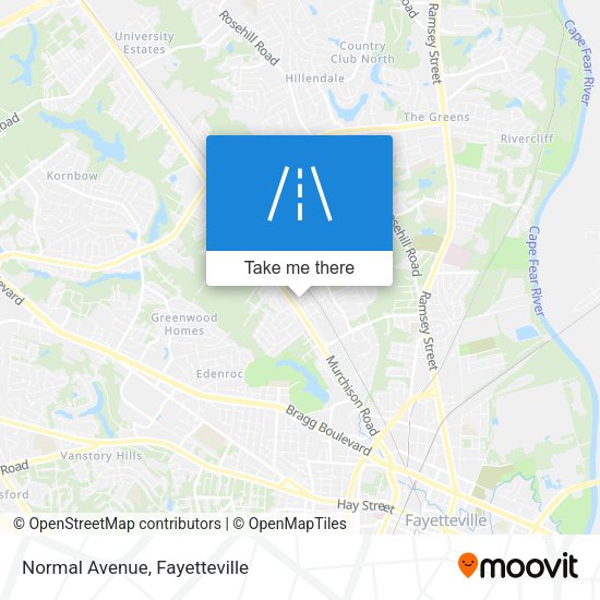 Normal Avenue map