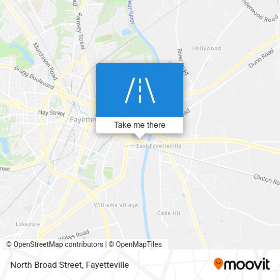 North Broad Street map