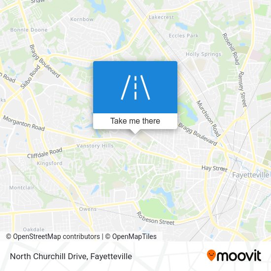 Mapa de North Churchill Drive