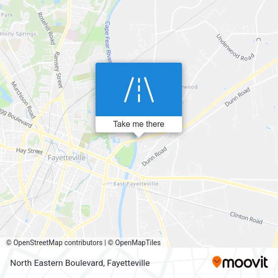 Mapa de North Eastern Boulevard