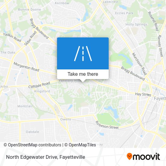 Mapa de North Edgewater Drive