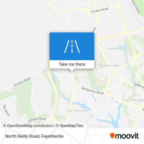 Mapa de North Reilly Road