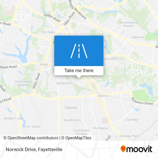 Mapa de Norwick Drive