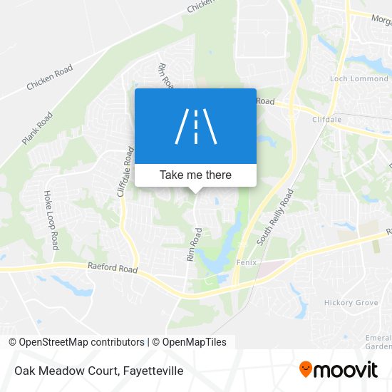 Mapa de Oak Meadow Court