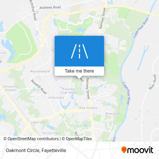 Mapa de Oakmont Circle