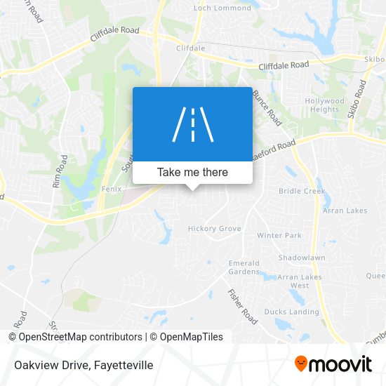 Oakview Drive map