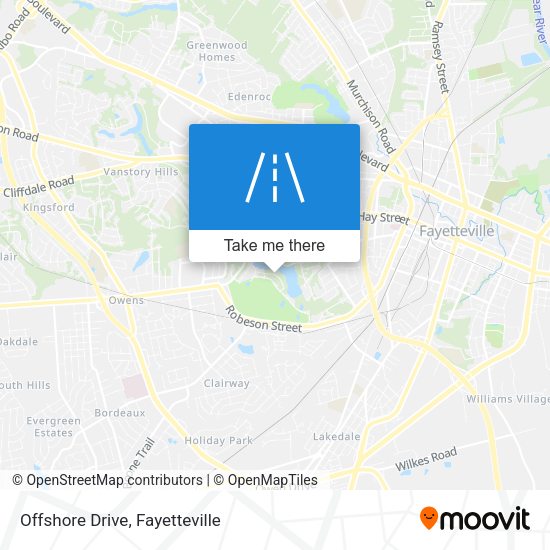 Offshore Drive map