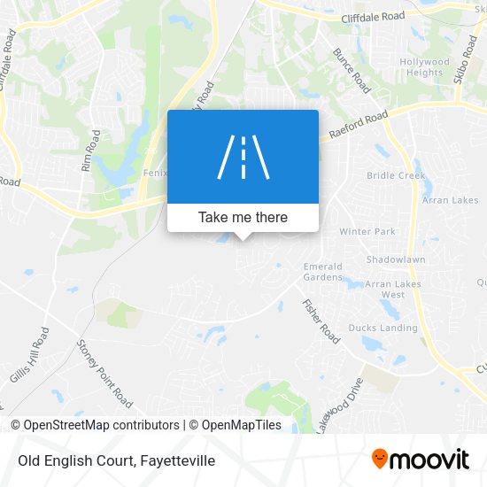 Mapa de Old English Court