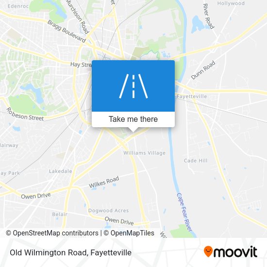 Old Wilmington Road map