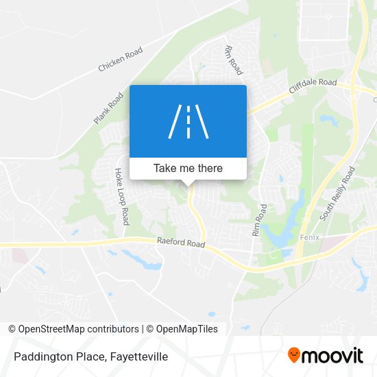 Paddington Place map