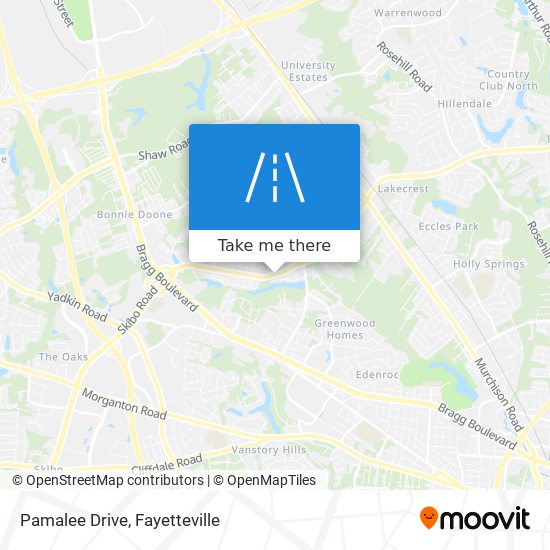 Pamalee Drive map