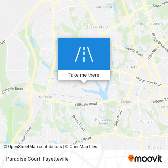 Paradise Court map