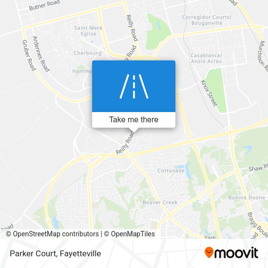Mapa de Parker Court