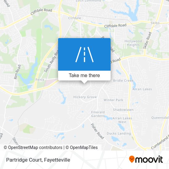 Partridge Court map