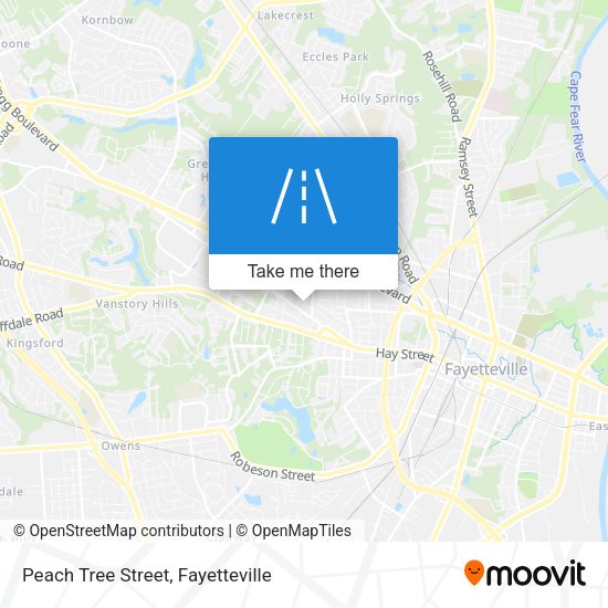 Peach Tree Street map