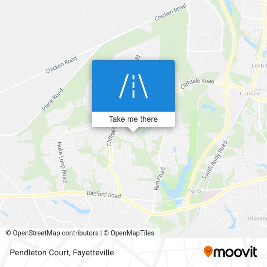 Mapa de Pendleton Court