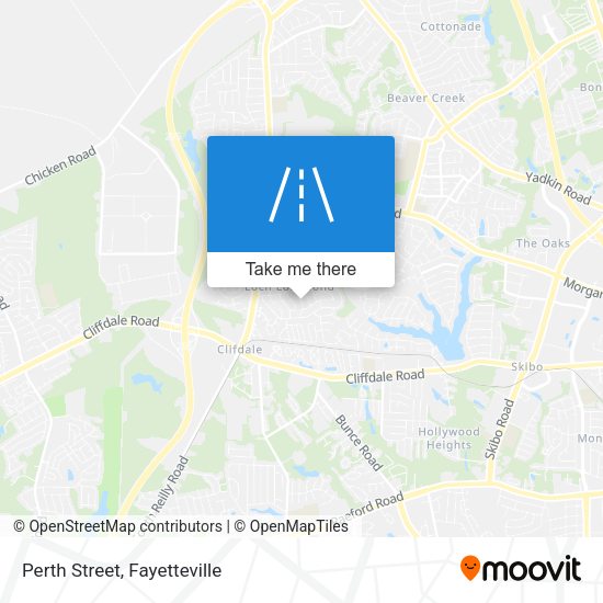 Perth Street map