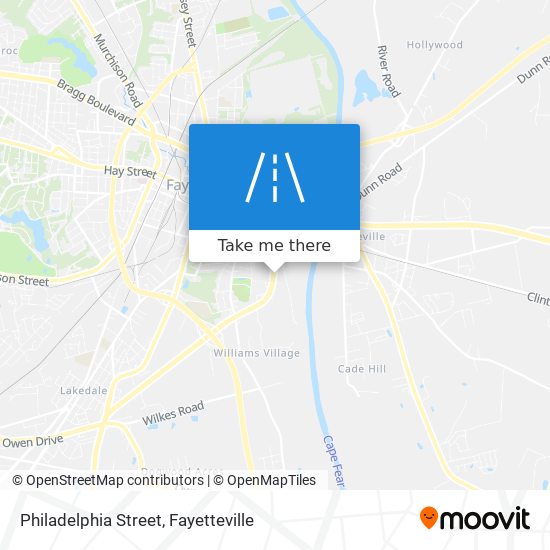 Mapa de Philadelphia Street