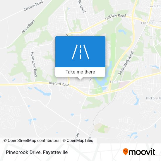 Pinebrook Drive map