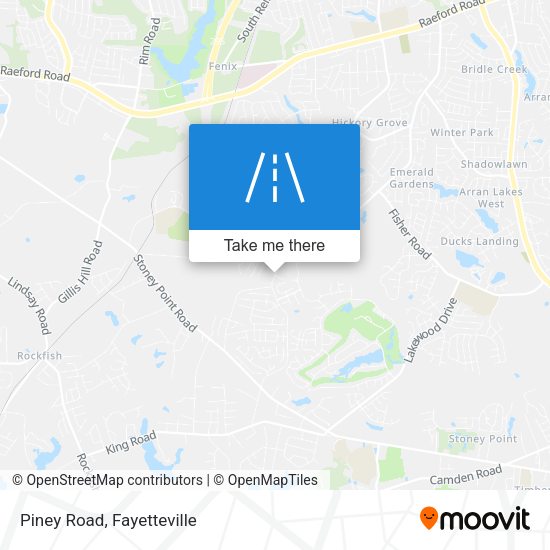 Mapa de Piney Road