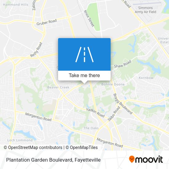 Plantation Garden Boulevard map