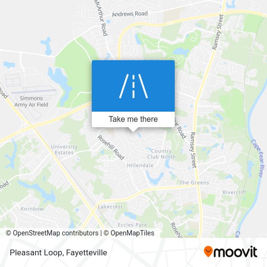 Mapa de Pleasant Loop