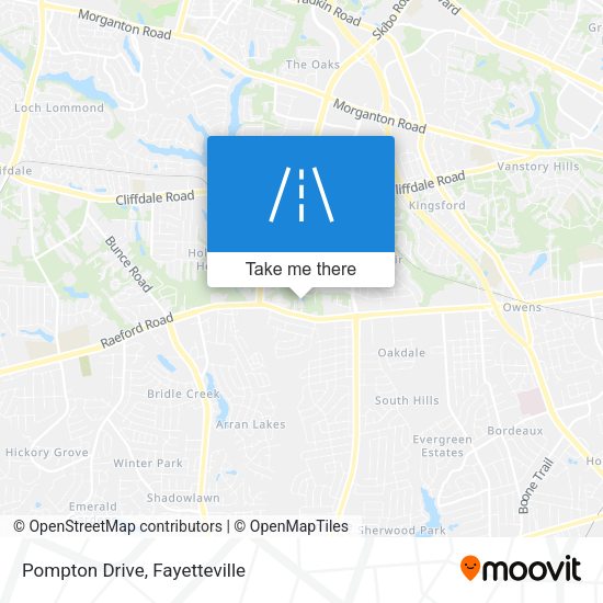 Pompton Drive map