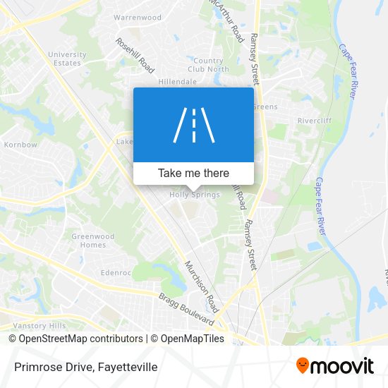Mapa de Primrose Drive