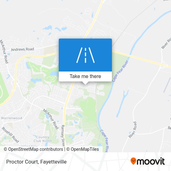 Proctor Court map