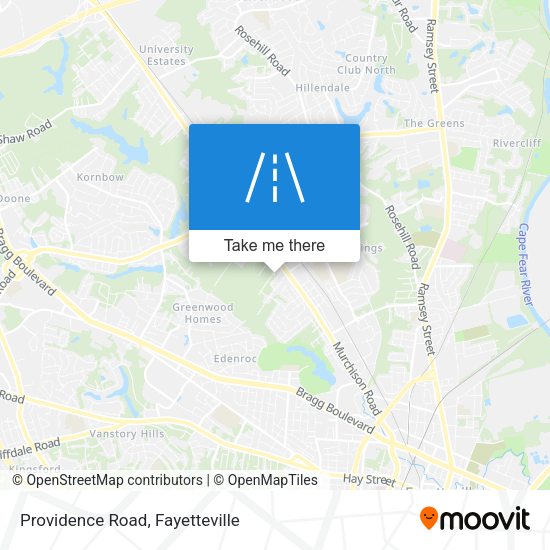 Providence Road map