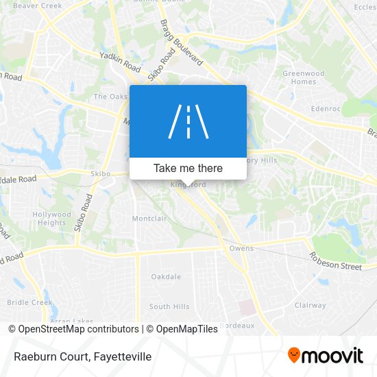 Raeburn Court map