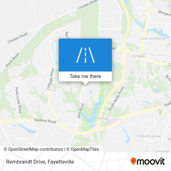 Mapa de Rembrandt Drive