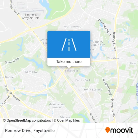 Renfrow Drive map