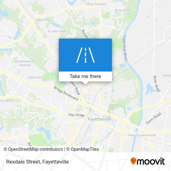 Rexdale Street map