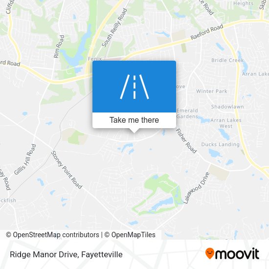 Mapa de Ridge Manor Drive
