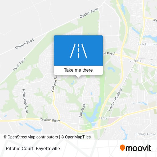 Ritchie Court map