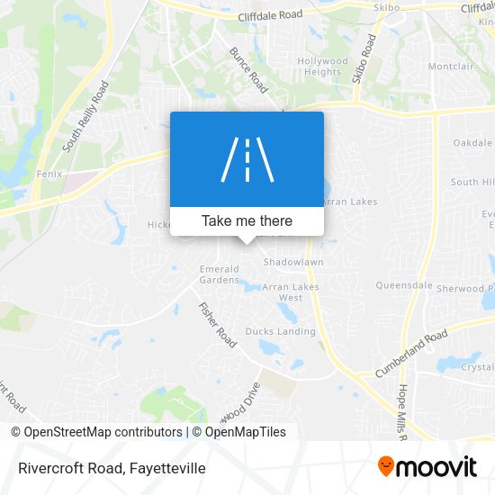 Rivercroft Road map