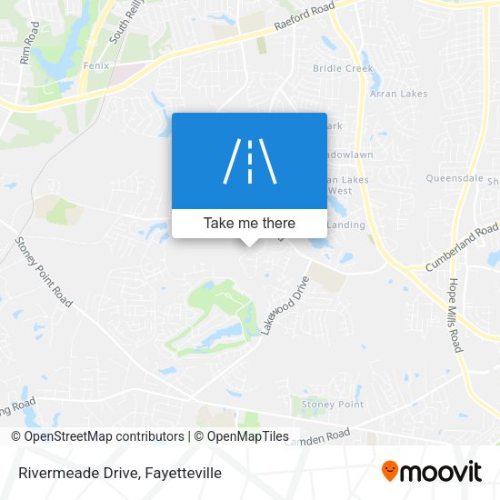 Rivermeade Drive map