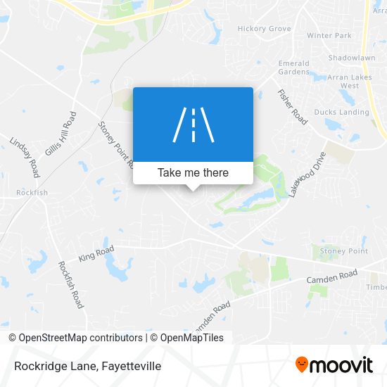 Rockridge Lane map